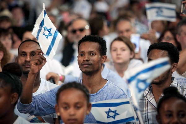New immigrants to Israel. World Jewish population has increased significantly