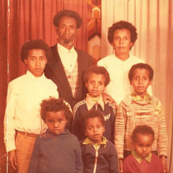 New immigrant family from Ethiopia. Photo: Benny Goshen