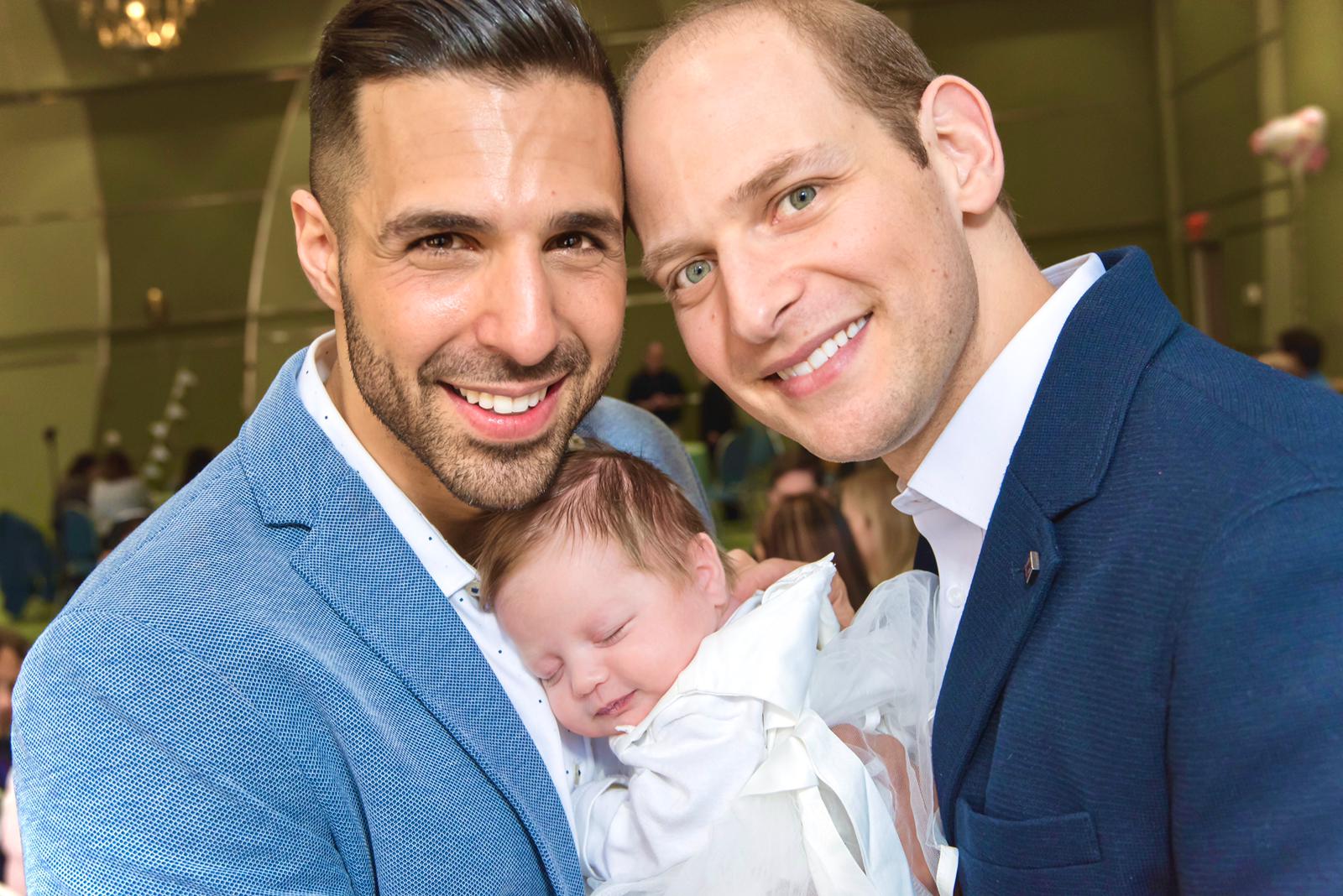 Nadav and Aylee with their daughter Aviv