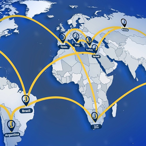 JReady world operation map