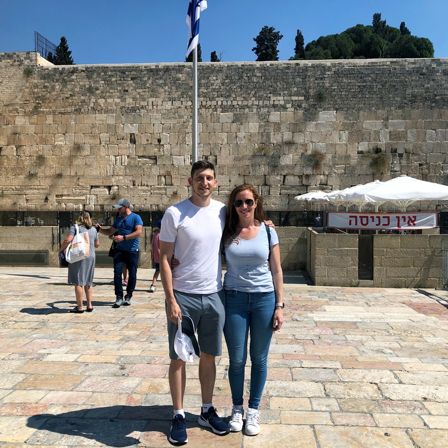 Javier and Dafne in Israel