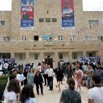 Immigrants dance and celebrate Aliyah Day
