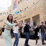 Immigrants dance and celebrate Aliyah Day