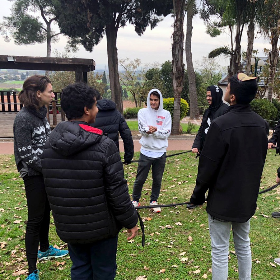 Students at Ben Yakir Youth Village