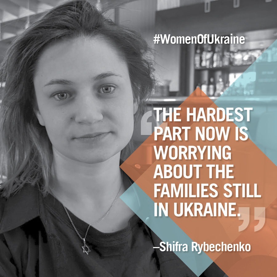 Shifra Rybechenko, Ukraine Women day