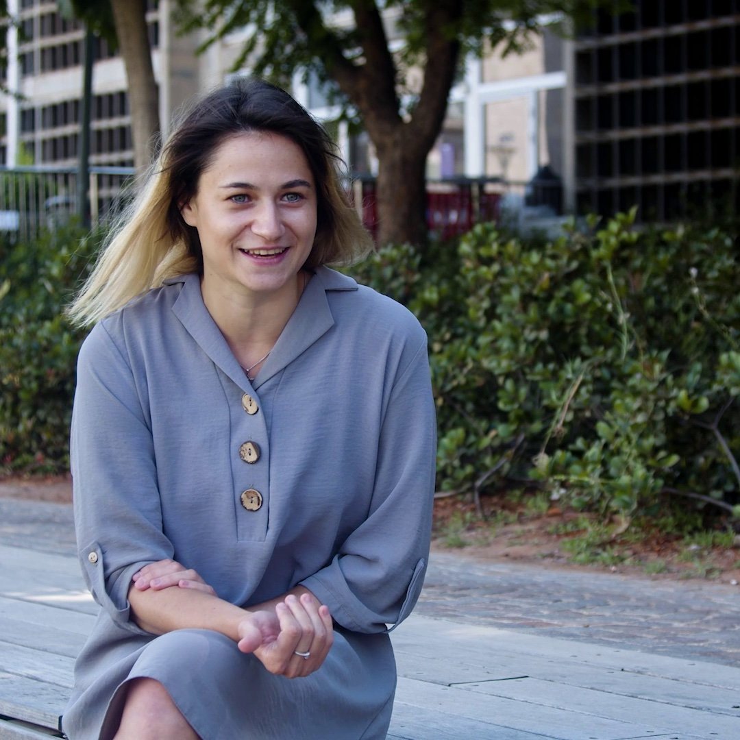 Ukraine immigrant Liudmila in Israel