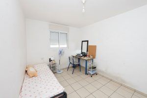 Bedroom of a students' apartment