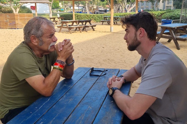 Ofer Baram speaks with Nathaniel Buzzolic, an Australian actor visiting Israel