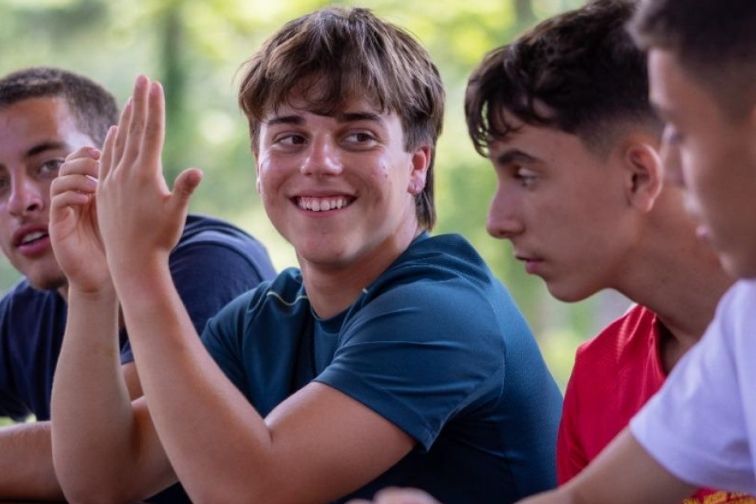 Ido at camp