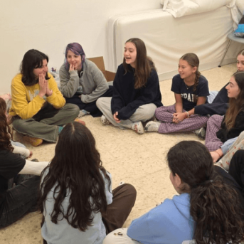 Kids in a bomb shelter